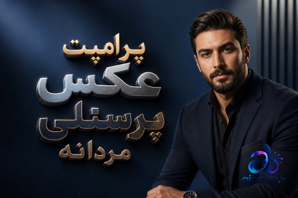 پرامپت عکس پرسنلی مردانه